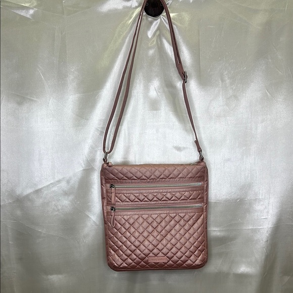 Vera Bradley Pink Quilted Crossbody Bag‎ - Picture 2 of 12